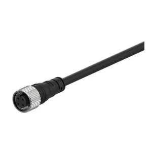 CID4-5R Cable con conector hembra recto DC M12 4P 4 hilos 5mt Receptor