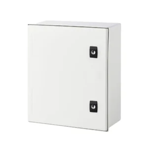 Gabinete mural 1P c/plat. de mont. 600HX500WX230Dmm Fibra d/vid. IP65