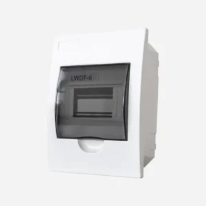 Caja de dist. p/empot. 6M 163HX211WX88Dmm Plastico ABS IP40 Vent. Trans.