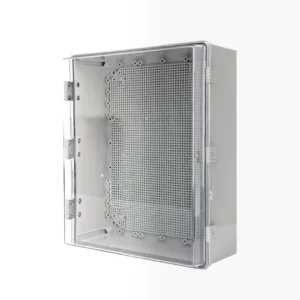 Gabinete mural puerta transp. c/platina 600mmHX500mmWX220mmD ABS+PC IP66