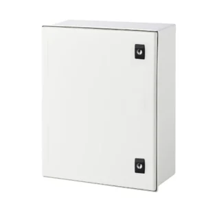 Gabinete mural 1P c/plat. de mont. 800HX600WX300Dmm Fibra d/vid. IP65