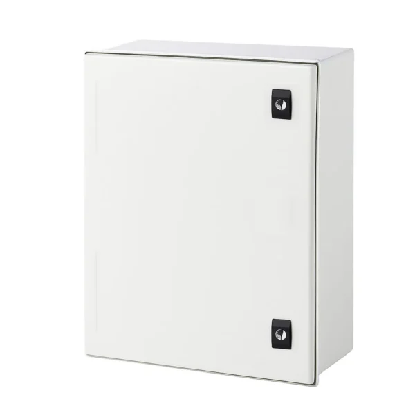 Gabinete mural 1P c/plat. de mont. 800HX600WX300Dmm Fibra d/vid. IP65