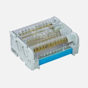 Bloque de terminales de distribución tetrapolar 13 orificios por polo 63A 750VCA