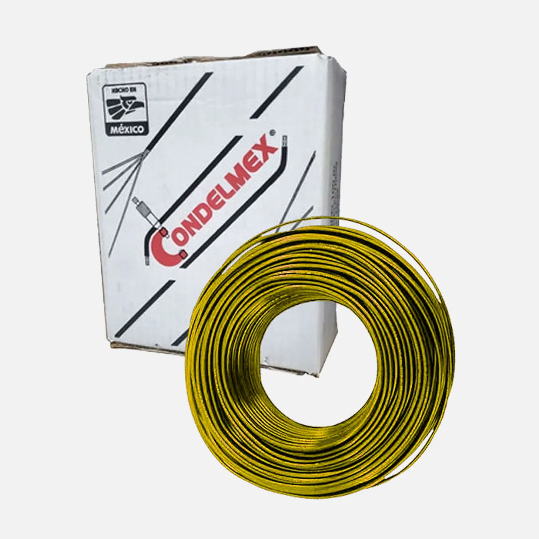 CABLE CONDELMEX THHW-LS 0.519MM2 20 AWG 90° 600V AMARILLO
