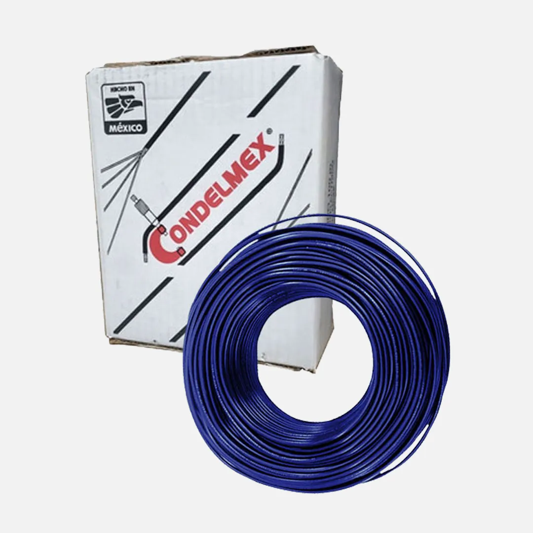 CABLE CONDELMEX THHW-LS 0.823MM2 18 AWG 90° 600V AZUL