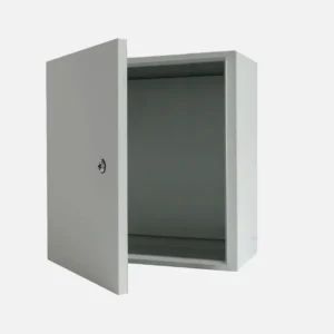 Gabinete mural c/plat. 400Hx400Wx200Dmm Acero lam. en friogalv RAL7035 IP66