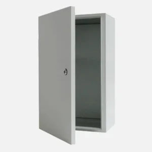 Gabinete mural c/plat. 1000Hx800Wx400Dmm Acero lam. en friogalv RAL7035 IP66