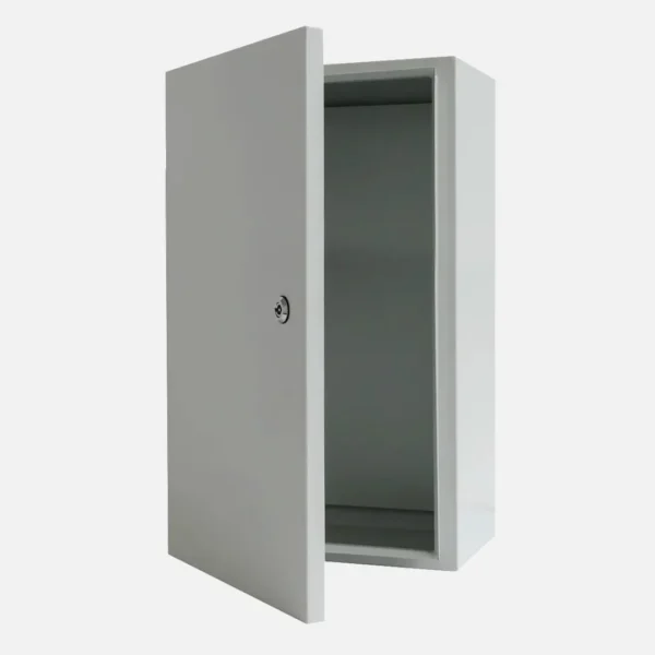 Gabinete mural c/plat. 1000Hx800Wx400Dmm Acero lam. en friogalv RAL7035 IP66
