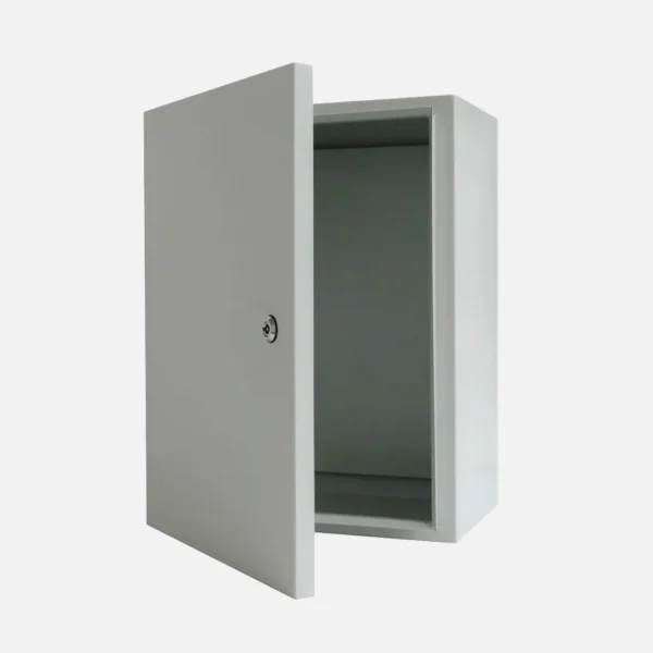 Gabinete mural c/plat. 800Hx600Wx400Dmm Acero lam. en friogalv RAL7035 IP66