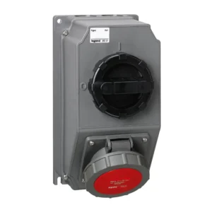 Toma corriente con interruptor 3P+T 16A 440-460V IP67