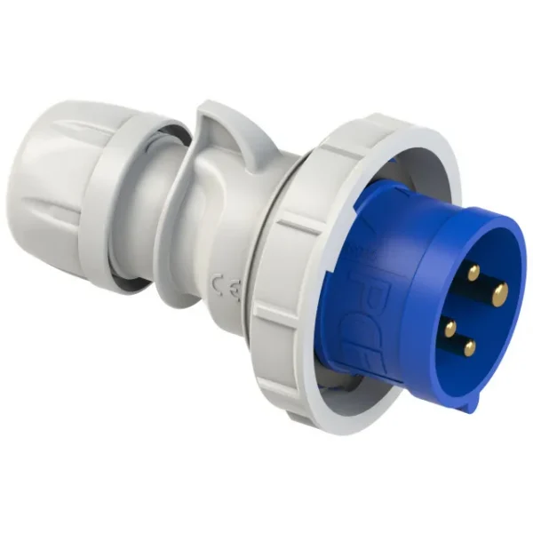 2602 Clavija aerea 3P+T 9H 16A 230V IP67 Azul
