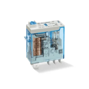 Relevador tipo industrial 5 pines 125VCD 1CO 1NA1NC AgNi 16A 250V