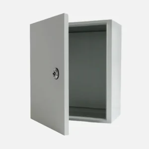 Gabinete mural c/plat. 250Hx200Wx150Dmm Acero lam. en friogalv RAL7035 IP66
