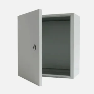 Gabinete mural c/plat. 600Hx600Wx200Dmm Acero lam. en friogalv RAL7035 IP66