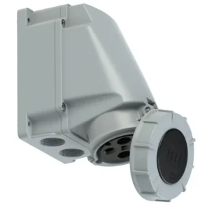 5872 Base mural 3P+T 7H 63A 500V IP67 Negro