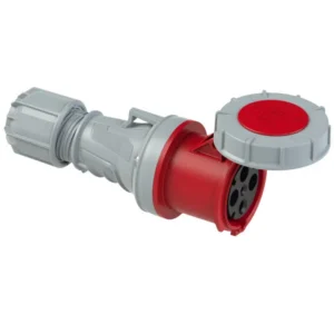 3752 Base aerea 3P+T 6H 63A 400V IP67 Rojo