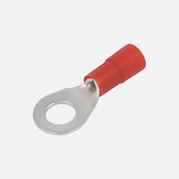 KQI-M8/-10 Terminal ojillo aislada M8 10mm² 8AWG Rojo 50PZ