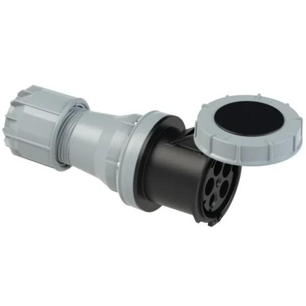 5756 Base aerea 3P+N+T 7H 125A 500V IP67 Negro