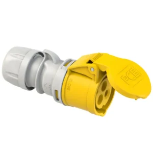1201 Base aerea 2P+T 4H 16A 110V IP44 Amarillo