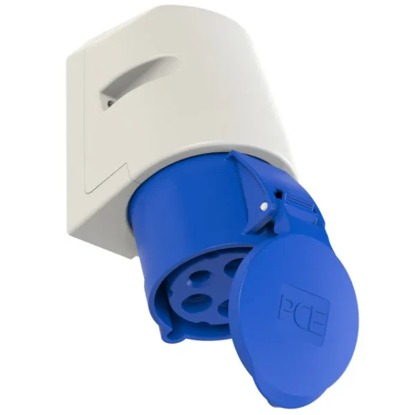 2326 Base mural 3P+N+T 9H 32A 230V IP44 Azul