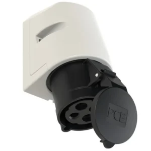 5325 Base mural 3P+T 7H 32A 500V IP44 Negro