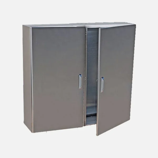 DM Gab c/plat acero inox AISI304 2P 1200Hx1000Wx300Dmm IP66 NEMA 4X