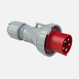3653 Clavija aerea 3P+N+T 7H 63A 440V IP67 Rojo