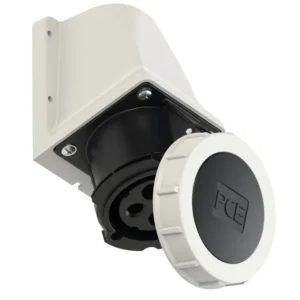 5825 Base mural 3P+T 7H 32A 500V IP67 Negro