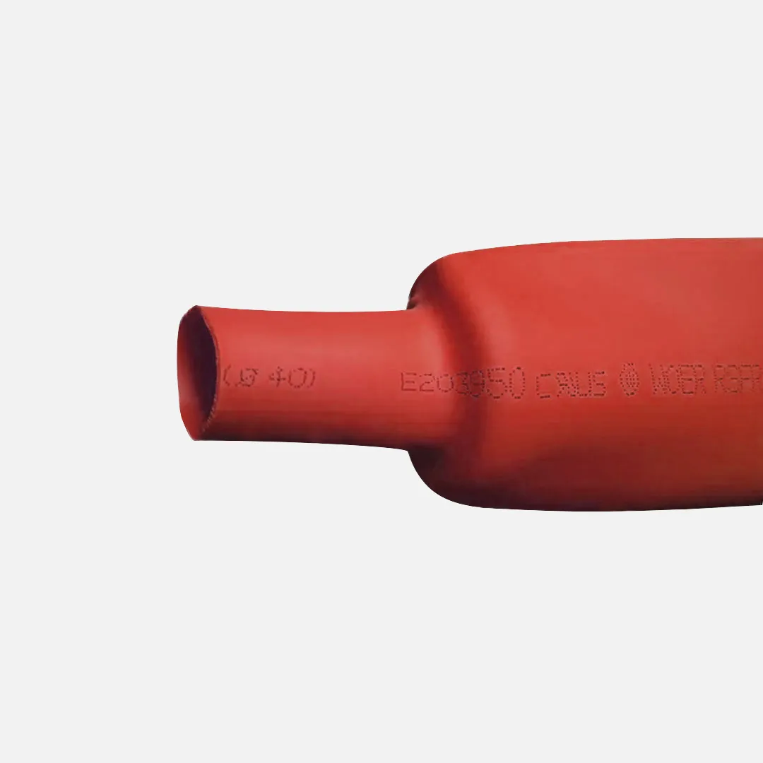 Tubo termocontráctil color rojo Contracción 2:1 6mm (1/4″) 12-10AWG 100