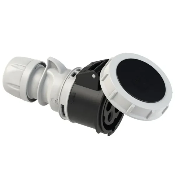 5705 Base aerea 3P+T 7H 32A 500V IP67 Negro