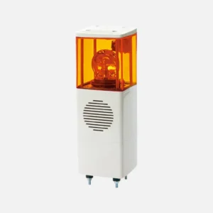 Torreta cuadrada 125mm Luz giratoria+buzzer 105dB 120VCA 1 Stack Ambar