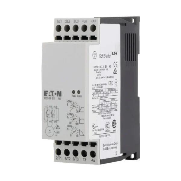 DS7-342SX004N0-N Arrancador suave trifásico bobina 200-480VCA 4A IP20