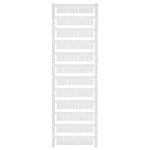 MF 10/6 MM WS Etiqueta para clema s/rotulación 10Hx6Wmm Blanca tablilla 120pzs