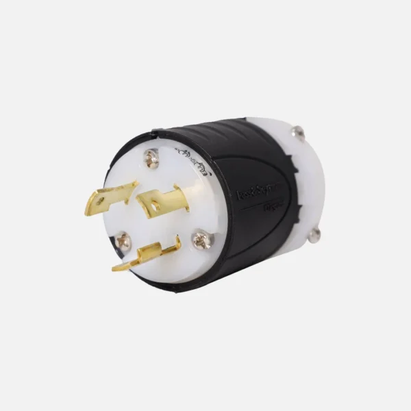 Clavija media vuelta 2P+T 3H 30A 125V IP20