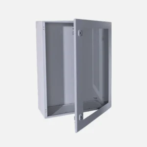 DM Gabinete mural chapa acero 1P/Transparente 400Hx300Wx210Dmm RAL7035 IP66NEMA4