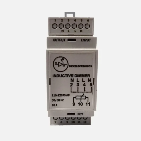 Dimmer para carga inductiva 110/220VCA 10A 50°C