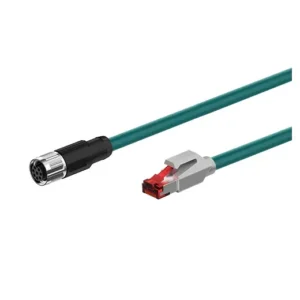 C18-5R-A Cable de comunicacion M12 hembra L 8pines a RJ45 longitud 5m