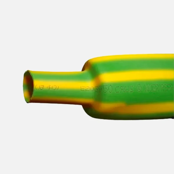 Tubo termocontráctil verde-amarillo Contracción 2:1 25mm (1″) 3/0AWG-250MCM