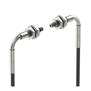 FTL-420-10 Sensor fibra óptica acodada M4 alcance 710mm cable 2m R20