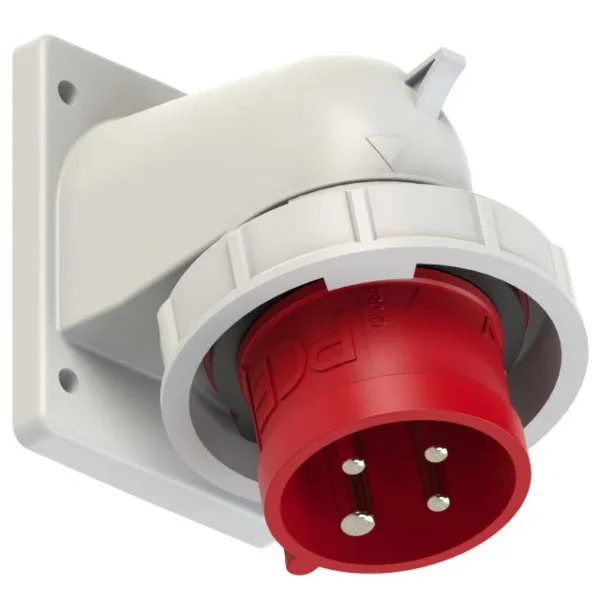 Clavija empotrar/rect. 3P+T 6H 32A 230V IP67 Azul