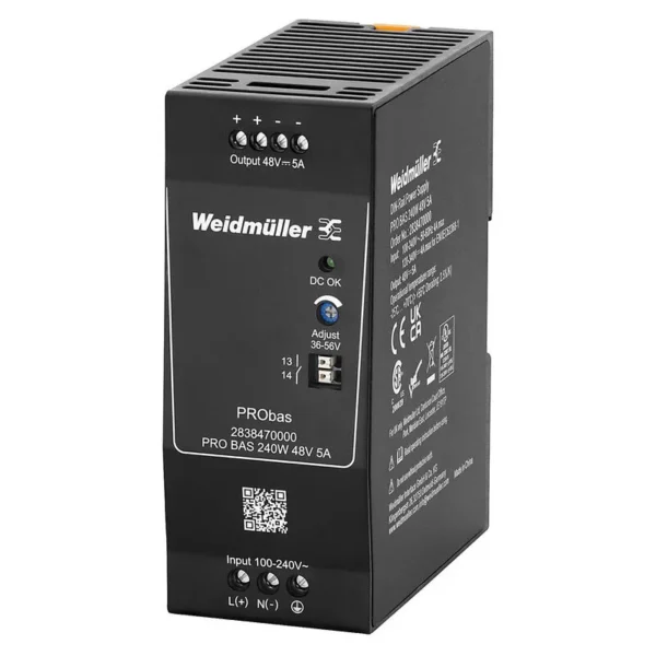 PRO BAS 240W 48V 5A Fuente conmutada 85-264VAC 48VDC 5A 240W riel DIN IP20