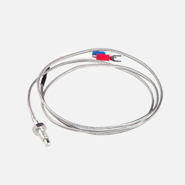 Termopar tipo K Vastago 3/16 Diax 1-1/2″L Con 1 metro de extensión de malla