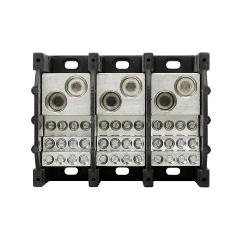 Bloque de distribución de energia 3 Polos 570A 600VAC/DC 10kAIC