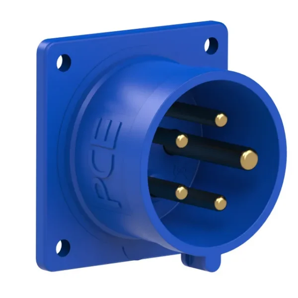 2113 Clavija empotrar/rect. 3P+N+T 9H 16A 250V IP44 Azul
