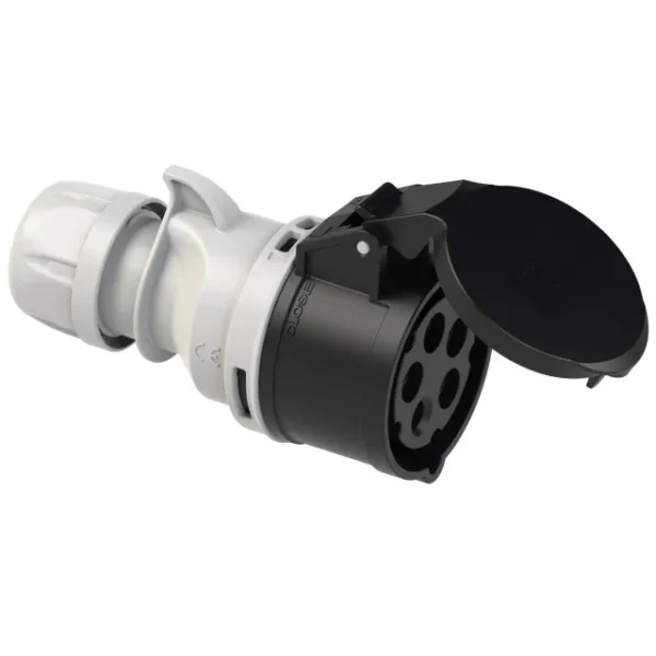 5203 Base aerea 3P+N+T 7H 16A 500V IP44 Negro