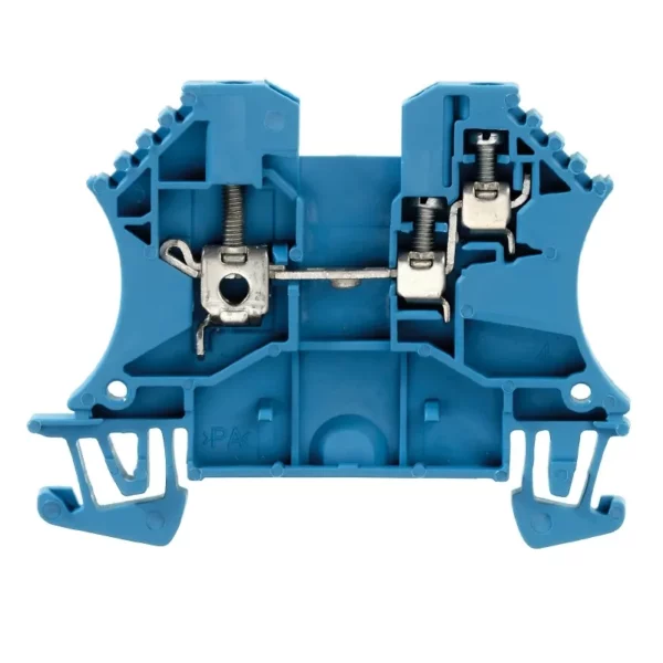 WDU 2.5/1.5/ZR BL Clema conexión doble-derecha azul 2.5/1.5mm² 26-14AWG 20A 800V