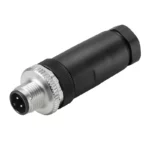 SAIS-4/9 Conector macho recto M12 4P PG9 Codigo A IP67