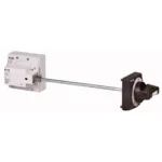 NZM1-XS-L Kit de accionamiento rotativo lateral izquierdo negro-gris Tamaño 1