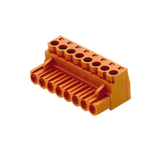BLZ 5.08/09/180 SN OR BX Conector hembra para PCB 9P Paso 5.08mm 180° Naranja