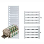 DEK 5 GW S Etiquetas para clema 5Hx5Wmm -S- Horizontal 50Pz